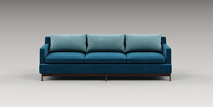 Leonard, comfortable sofa, luxury sofa, suede sofa, leather sofa, luxurious sofa, 2 seater, 3 seater, 4 seater, Pierre Frey, bespoke furniture, bespoke sofa, large sofa,